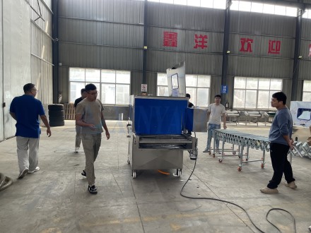 冷鏈消毒機客戶參觀案例現(xiàn)場